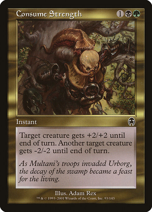 Apocalypse - 93 - Consume Strength - Common - Foil