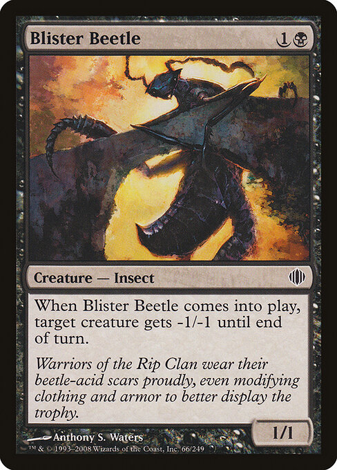 Shards of Alara - 66 - Blister Beetle - Common - Foil