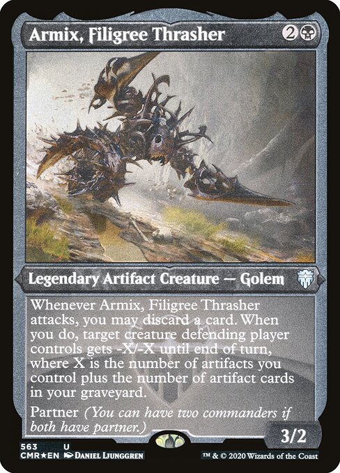 Commander Legends - 563 - Armix, Filigree Thrasher - Uncommon - Etched Foil