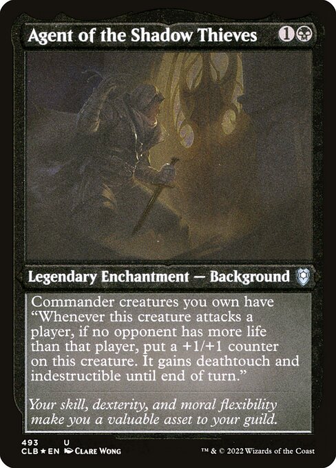 Commander Legends: Battle for Baldur's Gate - 493 - Agent of the Shadow Thieves - Uncommon - Etched Foil