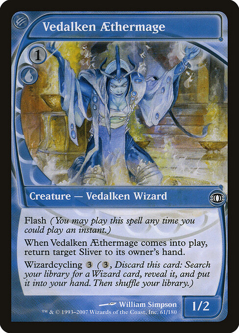 Future Sight - 61 - Vedalken Aethermage - Common - Foil