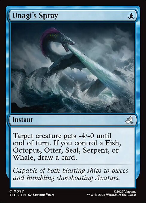 Avatar: The Last Airbender Eternal - 97 - Unagi's Spray - Common - Foil