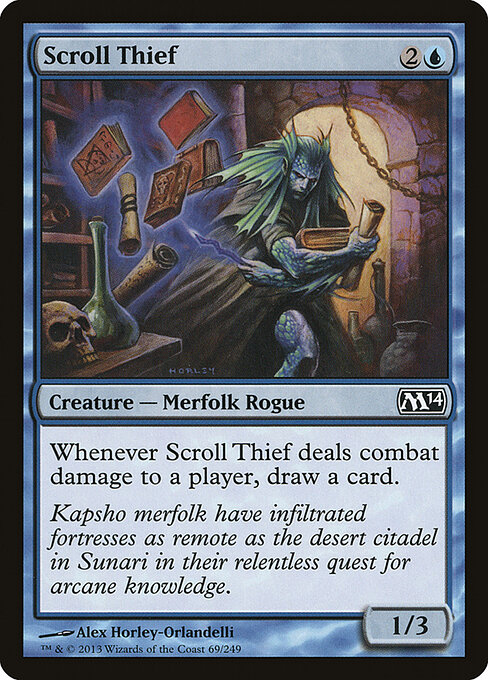 Magic 2014 - 69 - Scroll Thief - Common - Foil