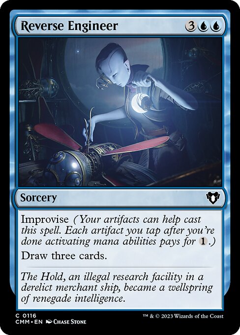 Commander Masters - 116 - Reverse Engineer - Common - Foil