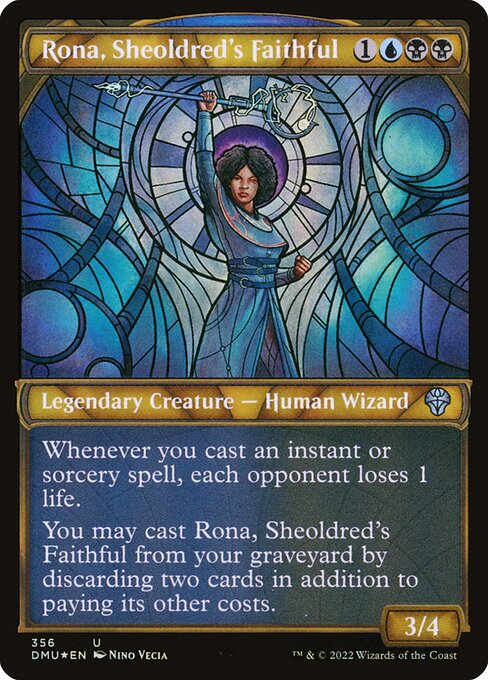 Dominaria United - 356 - Rona, Sheoldred's Faithful - Uncommon - Textured Foil