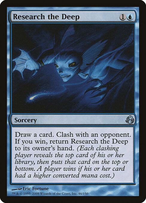 Morningtide - 46 - Research the Deep - Uncommon - Foil