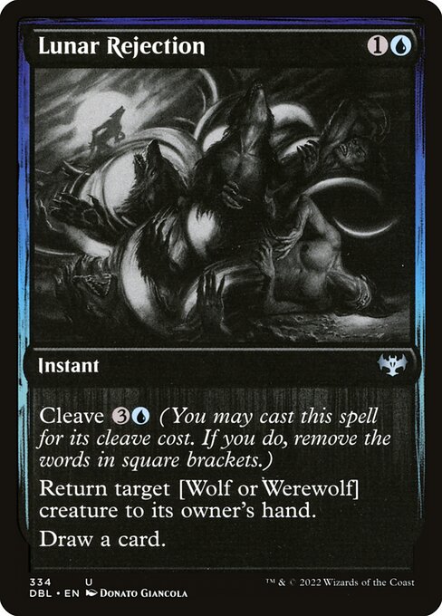 Innistrad: Double Feature - 334 - Lunar Rejection - Uncommon - Foil