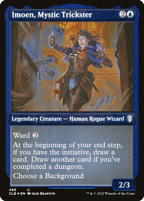 Commander Legends: Battle for Baldur's Gate - 486 - Imoen, Mystic Trickster - Uncommon - Etched Foil