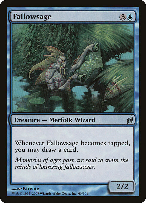 Lorwyn - 63 - Fallowsage - Uncommon - Foil