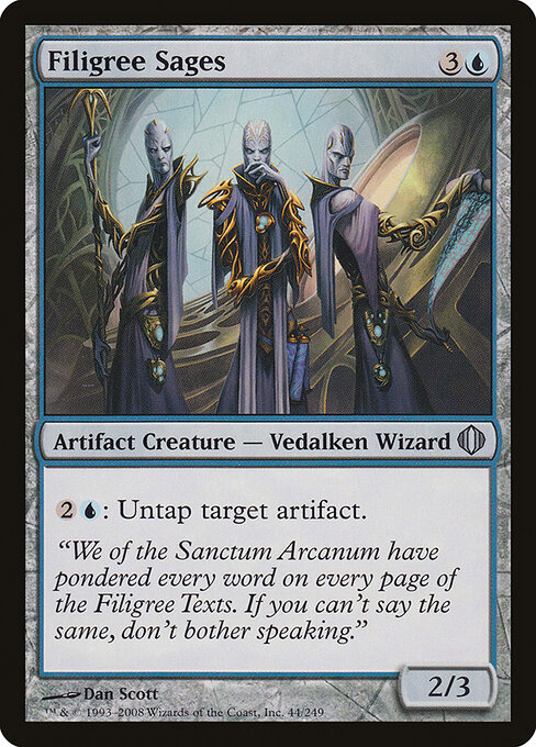 Shards of Alara - 44 - Filigree Sages - Uncommon - Foil
