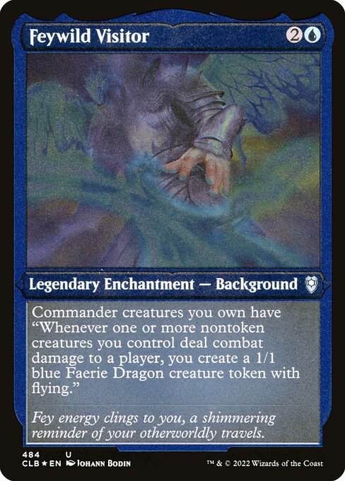 Commander Legends: Battle for Baldur's Gate - 484 - Feywild Visitor - Uncommon - Etched Foil