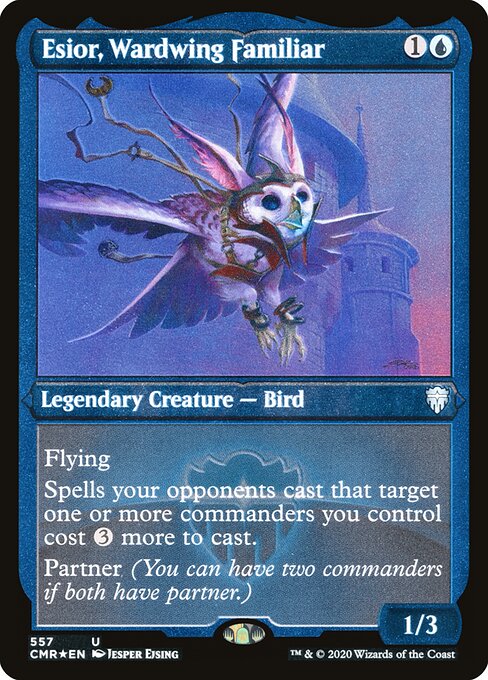 Commander Legends - 557 - Esior, Wardwing Familiar - Uncommon - Etched Foil