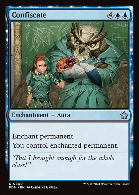 Foundations - 709 - Confiscate - Uncommon - Foil