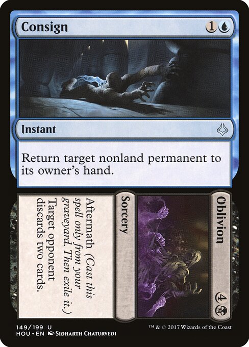 Hour of Devastation - 149 - Consign // Oblivion - Uncommon - Foil