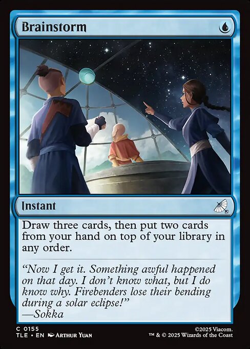 Avatar: The Last Airbender Eternal - 155 - Brainstorm - Common - Foil