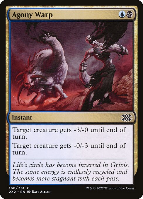 Double Masters 2022 - 168 - Agony Warp - Common - Foil