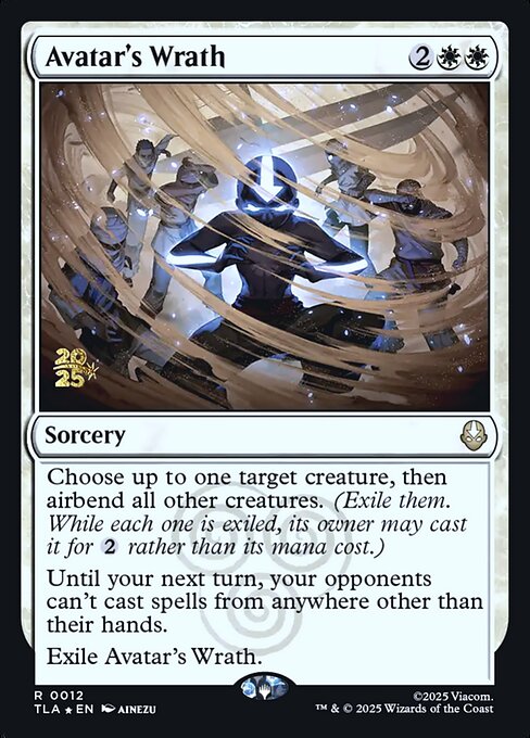 Avatar: The Last Airbender Promos - 12s - Avatar's Wrath - Rare - Foil