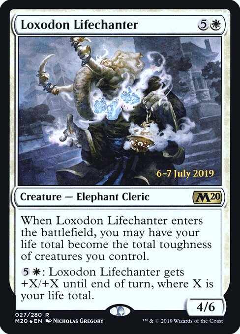 Core Set 2020 Promos - 27s - Loxodon Lifechanter - Rare - Foil