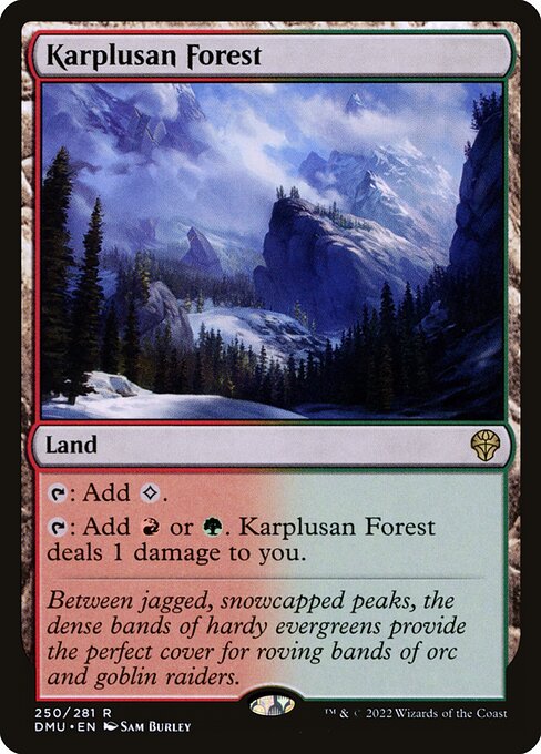 Dominaria United - 250 - Karplusan Forest - Rare