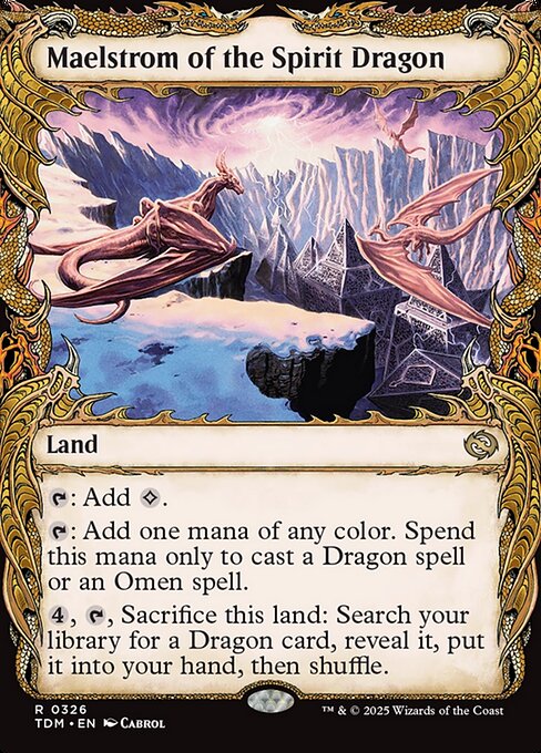 Tarkir: Dragonstorm - 326 - Maelstrom of the Spirit Dragon - Rare