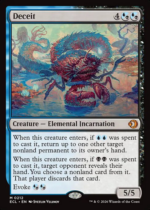 Lorwyn Eclipsed - 212 - Deceit - Mythic - Foil
