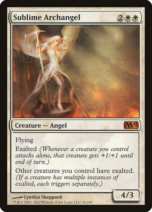 Magic 2013 - 36 - Sublime Archangel - Mythic - Foil