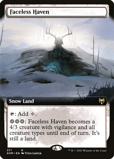 Kaldheim - 371 - Faceless Haven - Rare - Extended Art Foil