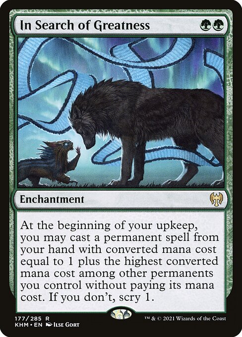 Kaldheim - 177 - In Search of Greatness - Rare - Foil