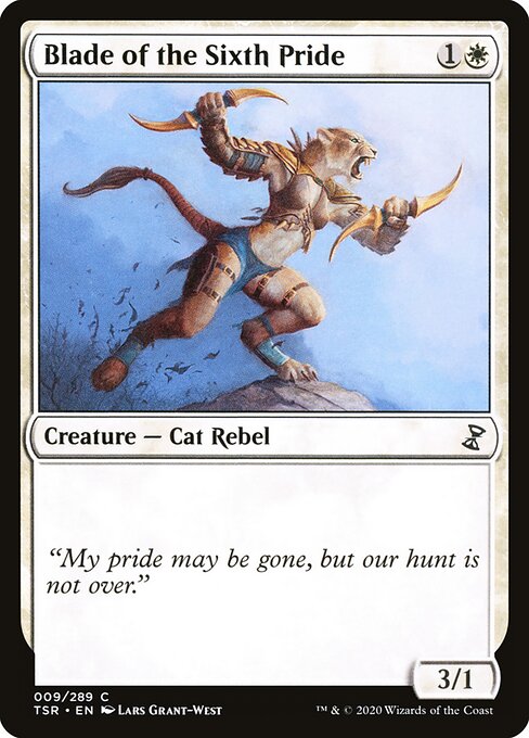 Time Spiral Remastered - 9 - Blade of the Sixth Pride - Common - Foil