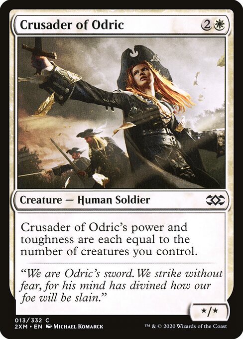 Double Masters - 13 - Crusader of Odric - Common - Foil