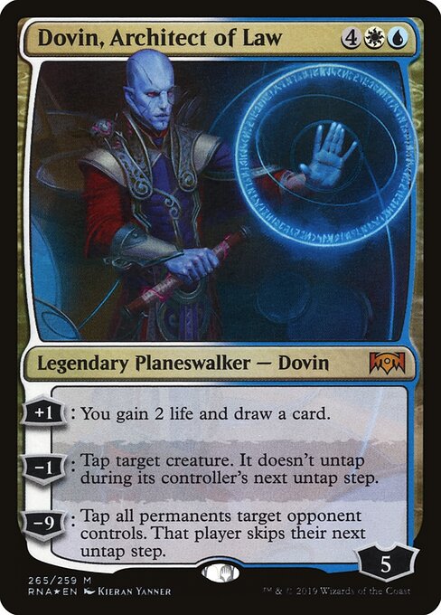 Ravnica Allegiance - 265 - Dovin, Architect of Law - Mythic - Foil