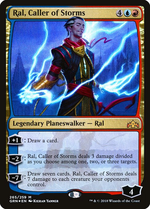 Guilds of Ravnica - 265 - Ral, Caller of Storms - Mythic - Foil