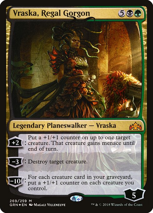 Guilds of Ravnica - 269 - Vraska, Regal Gorgon - Mythic - Foil