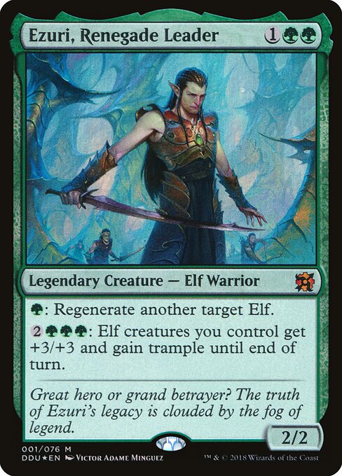 Duel Decks: Elves vs. Inventors - 1 - Ezuri, Renegade Leader - Mythic - Foil