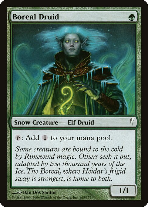 Coldsnap - 105 - Boreal Druid - Common - Foil