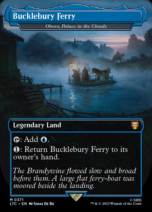 Tales of Middle-earth Commander - 371 - Oboro, Palace in the Clouds - Mythic - Borderless Foil