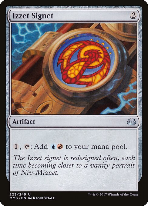 Modern Masters 2017 - 223 - Izzet Signet - Uncommon - Foil