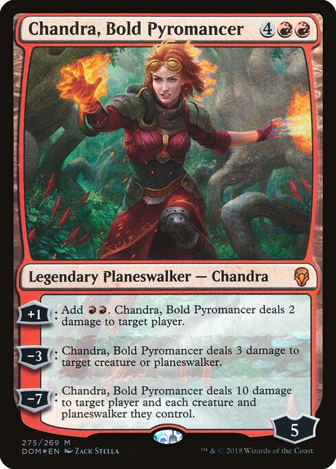 Dominaria - 275 - Chandra, Bold Pyromancer - Mythic - Foil