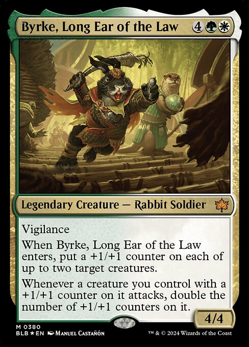 Bloomburrow - 380 - Byrke, Long Ear of the Law - Mythic - Foil