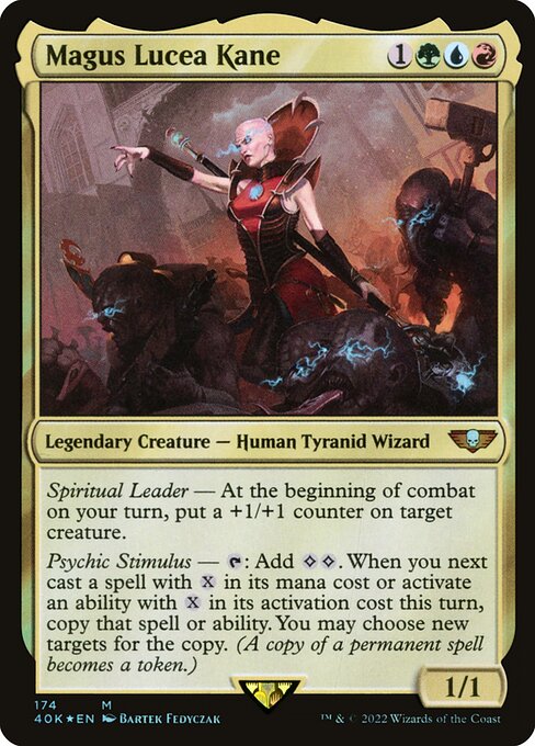 Warhammer 40,000 Commander - 174 - Magus Lucea Kane - Mythic - Foil