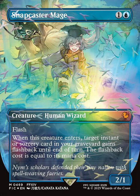 Final Fantasy Commander - 469 - Snapcaster Mage - Mythic - Chocobo Foil