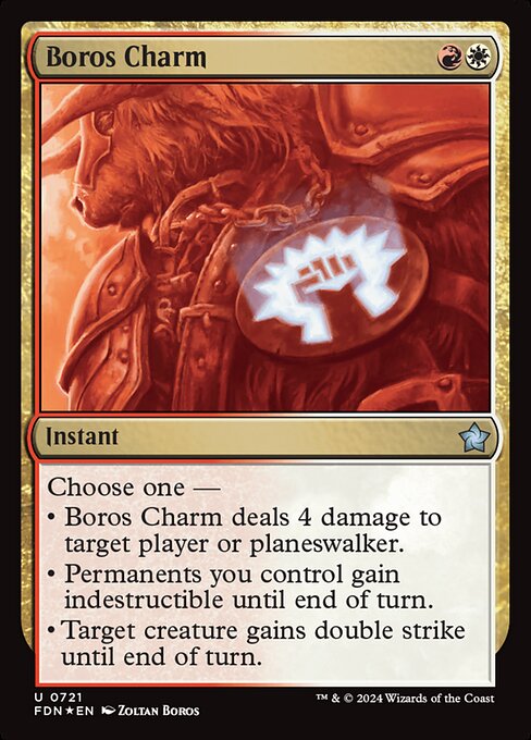 Foundations - 721 - Boros Charm - Uncommon - Foil