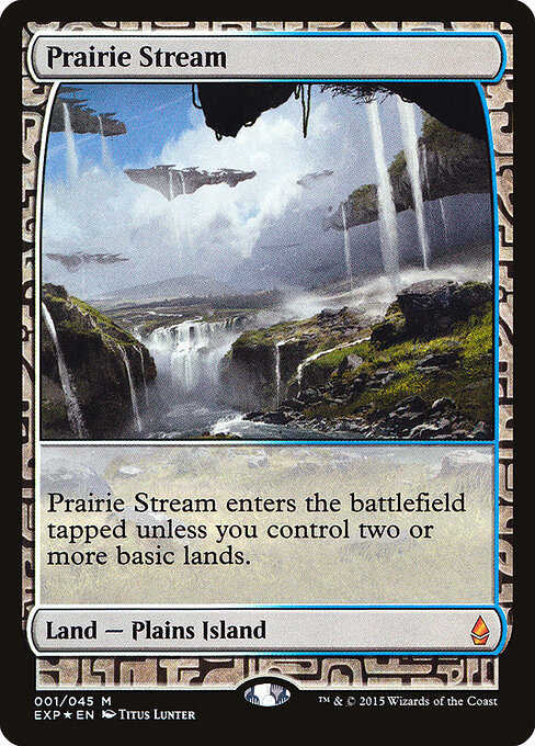 Zendikar Expeditions - 1 - Prairie Stream - Mythic - Foil