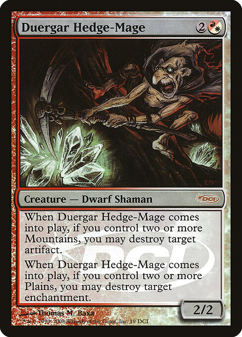 DCI Promos - 19 - Duergar Hedge-Mage - Rare - Foil