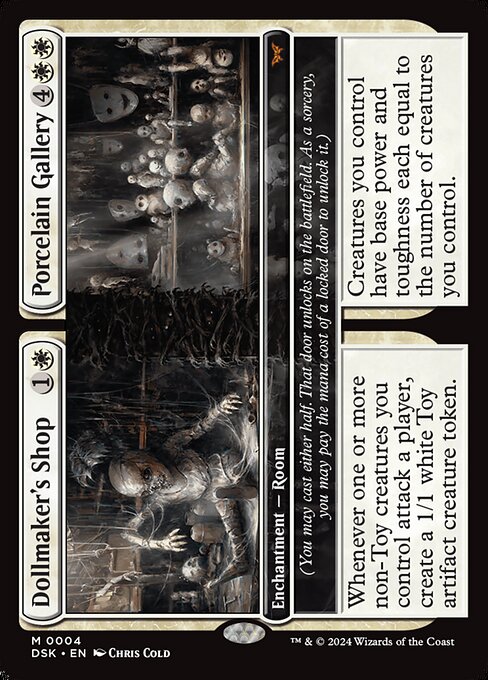 Duskmourn: House of Horror - 4 - Dollmaker's Shop // Porcelain Gallery - Mythic - Foil