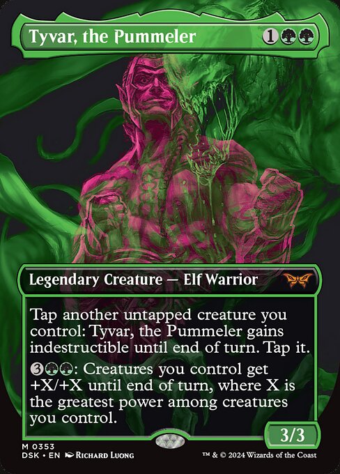Duskmourn: House of Horror - 353 - Tyvar, the Pummeler - Mythic - Borderless Foil