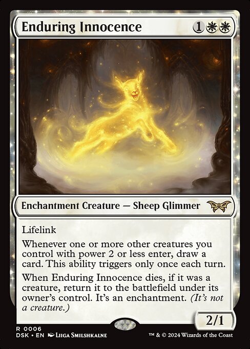 Duskmourn: House of Horror - 6 - Enduring Innocence - Rare - Foil