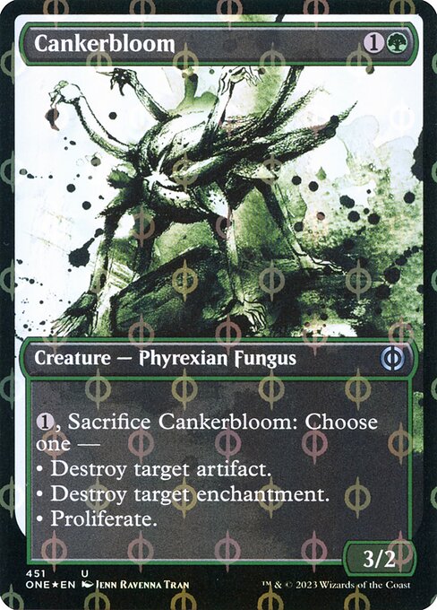 Phyrexia: All Will Be One - 451 - Cankerbloom - Uncommon - Step-and-Compleat
