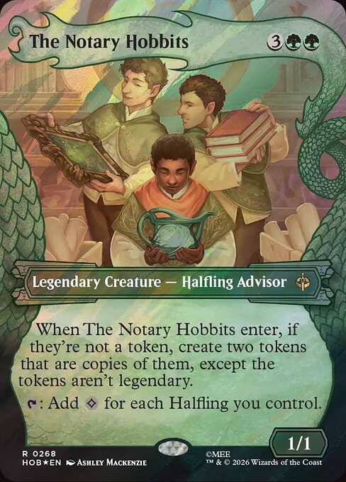 The Hobbit - 268 - The Notary Hobbits - Rare - Surge Foil