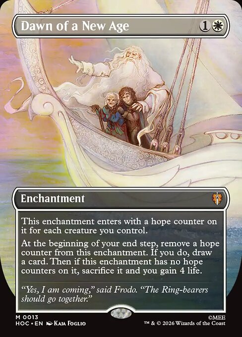 The Hobbit Eternal - 13 - Dawn of a New Age - Mythic - Borderless Foil